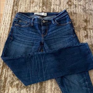 Abercrombie & Fitch Crop jeans Dark Wash sz 0 W25 capri